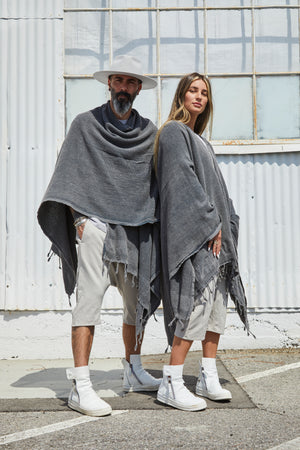 Tulum Wrap- Washed black