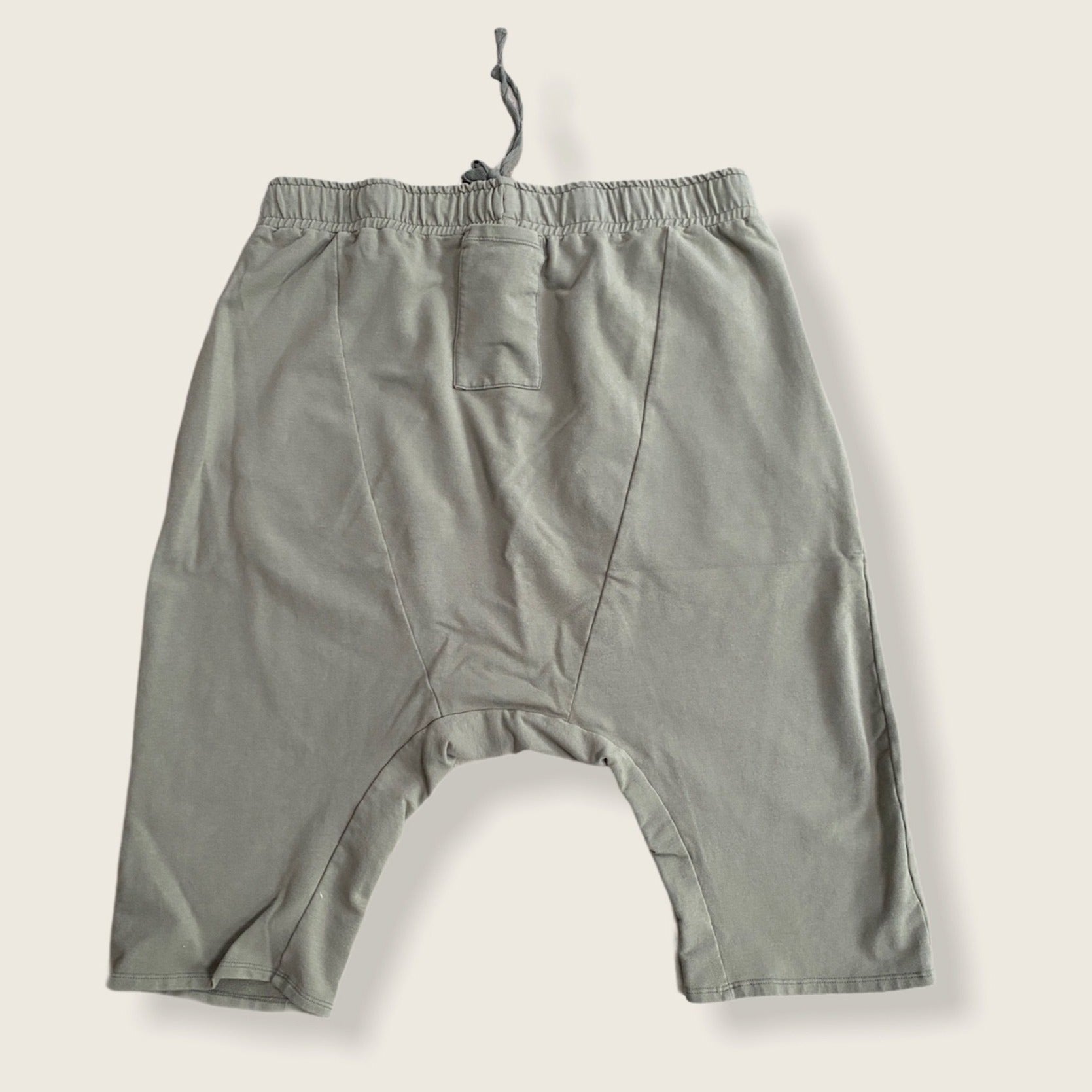 Drop Crotch Shorts- Army Green