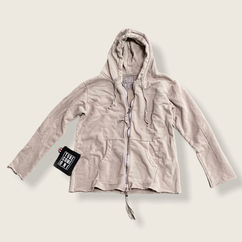 Hoodie - zip up - Dusty Pink