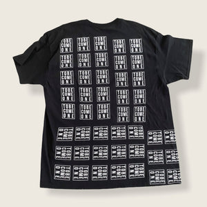 Short Sleeve Printed T-shirt- Black