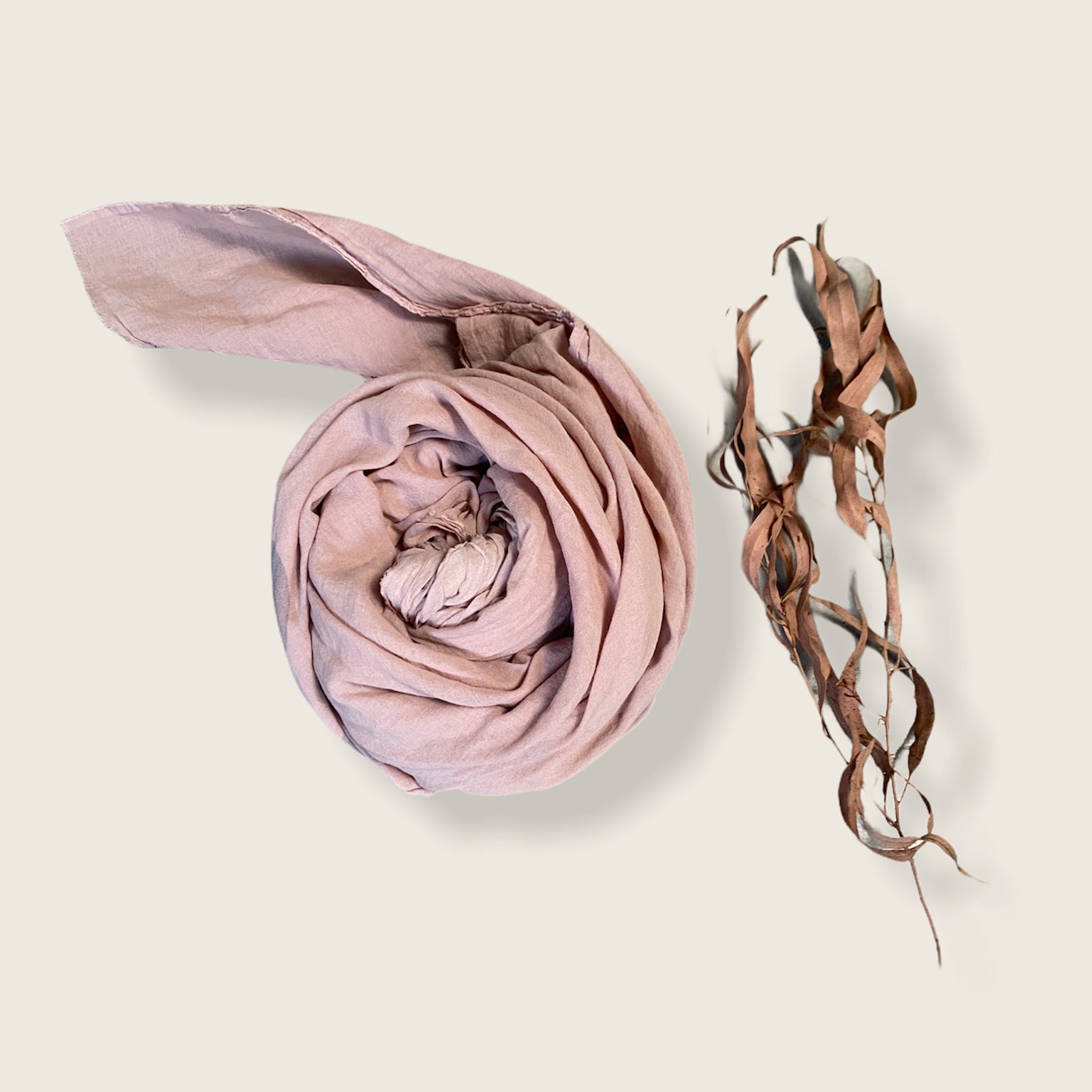 Scarf- woven- Dusty Pink