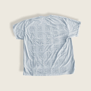 Short Sleeve Printed T-shirt- Ice Blue