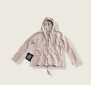 Hoodie - zip up - Dusty Pink